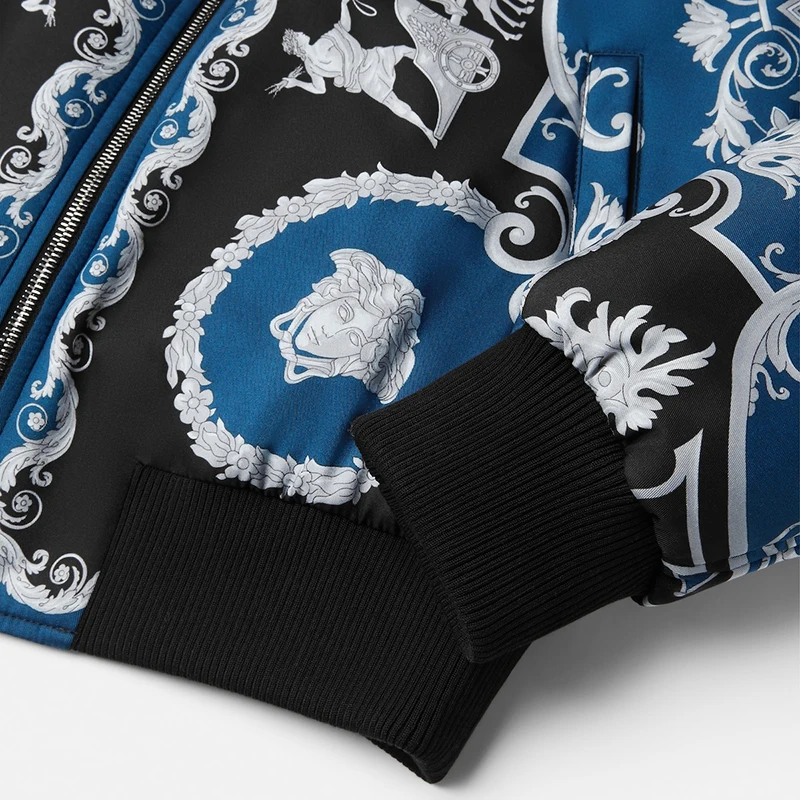 Sevenwill Factory 100% Original Version Vercase Winter Printed Wool/Nylon Reversible Vintage Windproof Men's