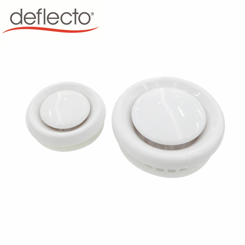 Ceiling Diffuser 4 6 Inch Adjustable Diffuser ABS Air Vent Round Ventilation Diffuser Cover Ideal for Suspended
