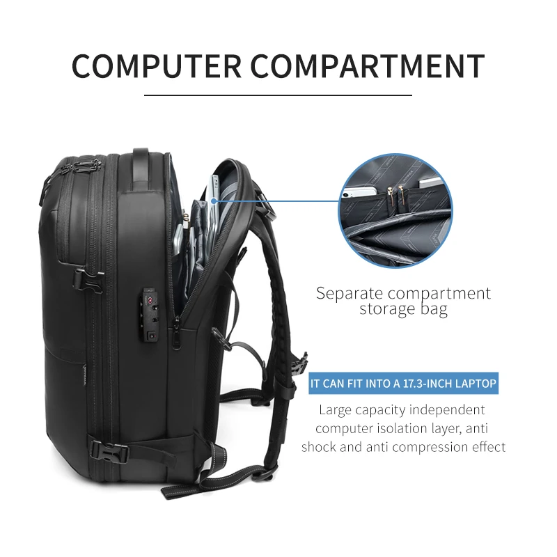 Oxford Cloth Business Backpack - Waterproof & Multi-functional display picture 3