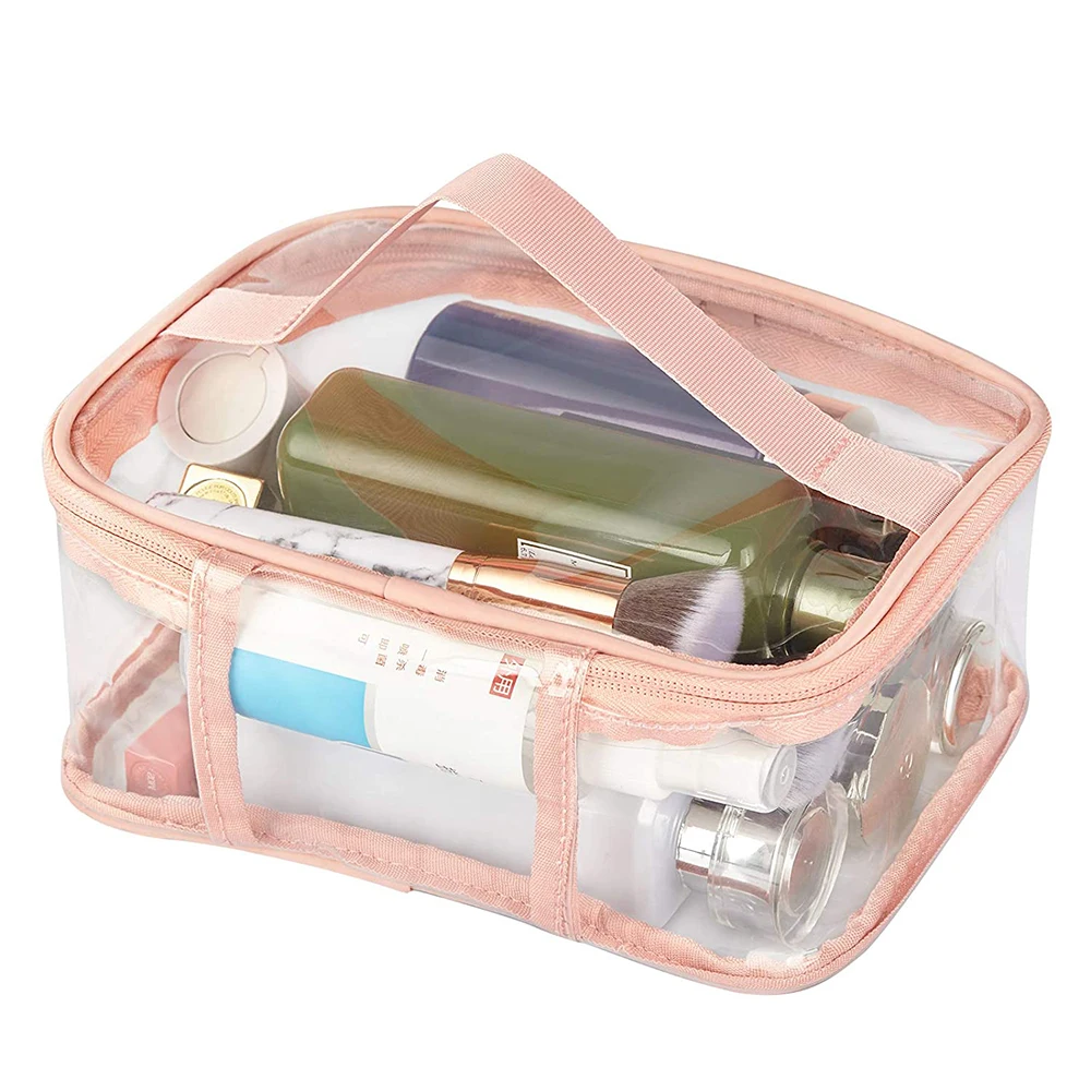 cosmetic bolsa with handle