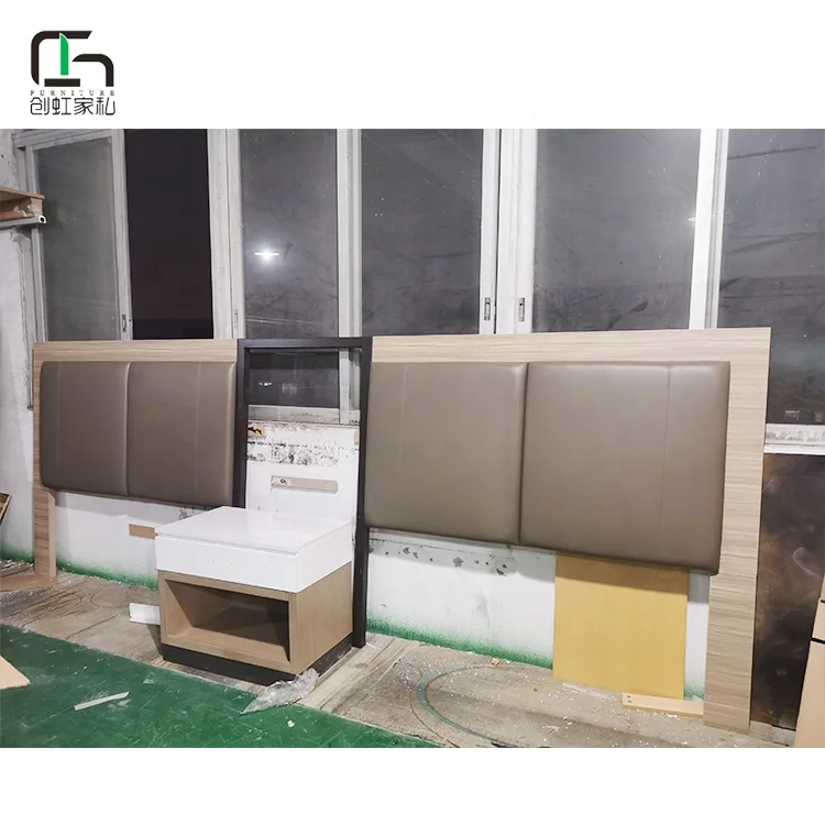 Oem изготовленный на заказ 5 звезд Современная отельная спальная мебель, кровать набор