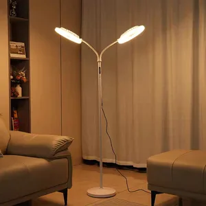 JACKSUN Floor Fan With Lights,Super Silen Dimming Fan Dual-Purpose Foor Lamp for Floor Fans,Modern Infinite Dimming Floor Light