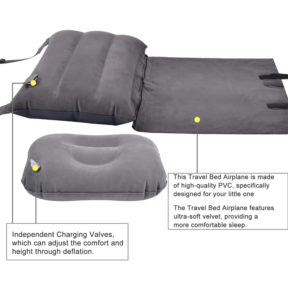 Portable Baby Travel Airplane Toddler Bed With Eye Mask And Earplugs