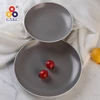 Grey 8"1/4 dessert plate