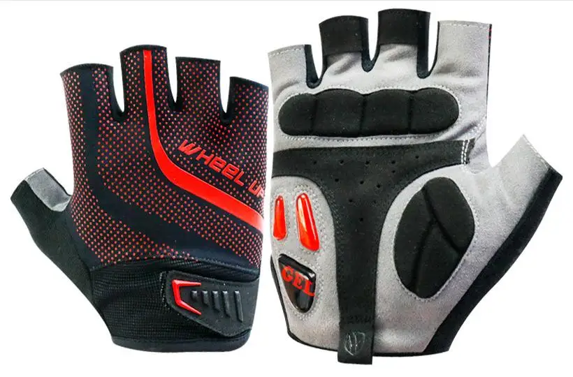 Высококачественные амортизирующие велосипедные перчатки из жидкого силикона + накладка на пол пальца SBR