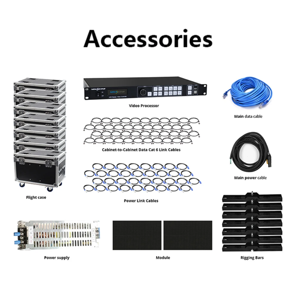 Black LED Curve Stage LED Screen Indoor P2.6 HD Led Display Immersive Stage Studio for Virtual Production Video Wall