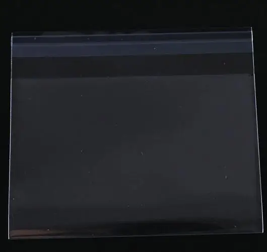 Custom Printing Logo Resealable Plastic Self Adhesive clear Opp Bag  for Small Gift Jewelry Earrings Packaging Pouch Bags