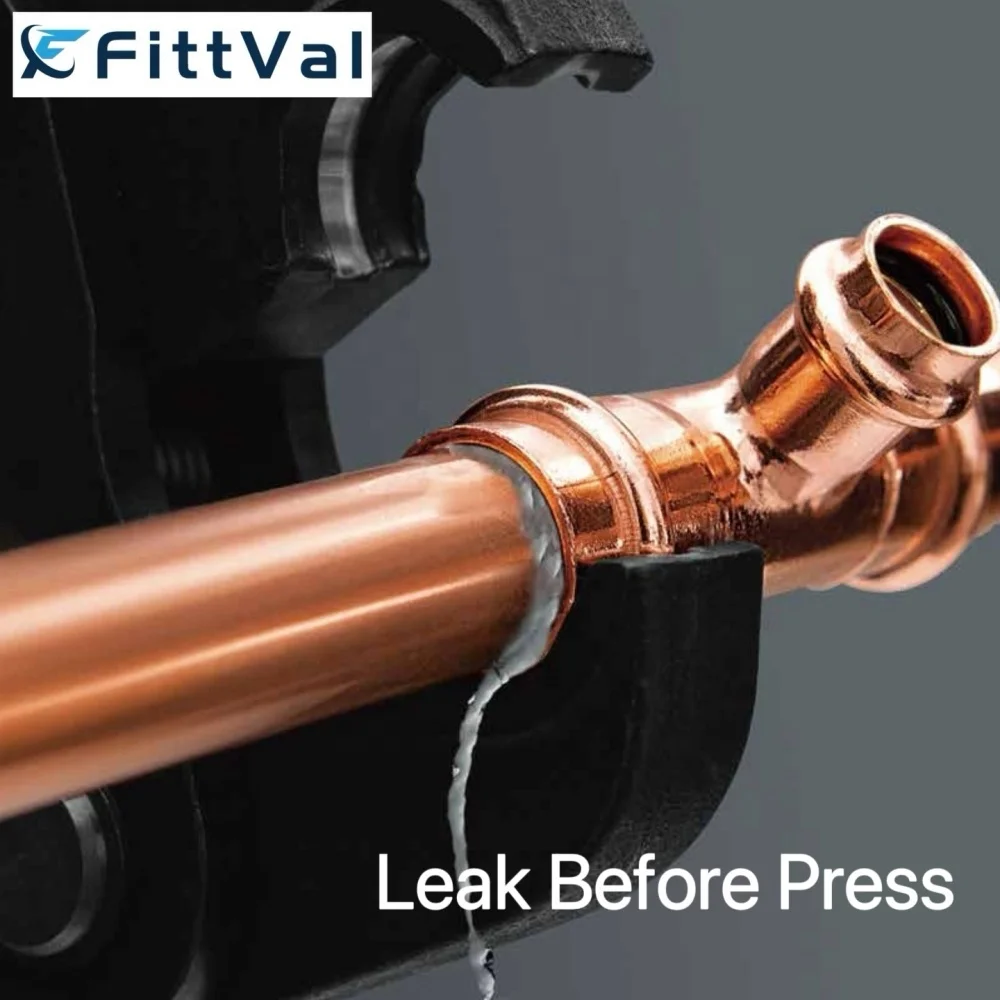 High Quality Copper Machine Manufacturing Press V Profile Tube Fittings Pipe Fittings