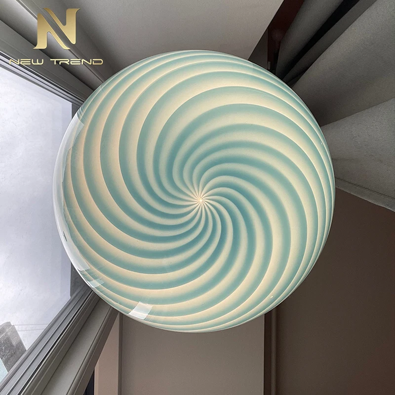 CPL-443 Artistic Wabi-Sabi Round Chandelier | Textured Glass Globe Suspension Light for Restaurant & Hotel Bar