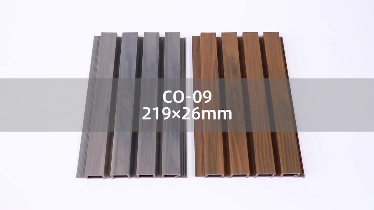 Outdoor Coextrusion Slat Tube Wpc Wall Panel Tube Buy Wall Panel