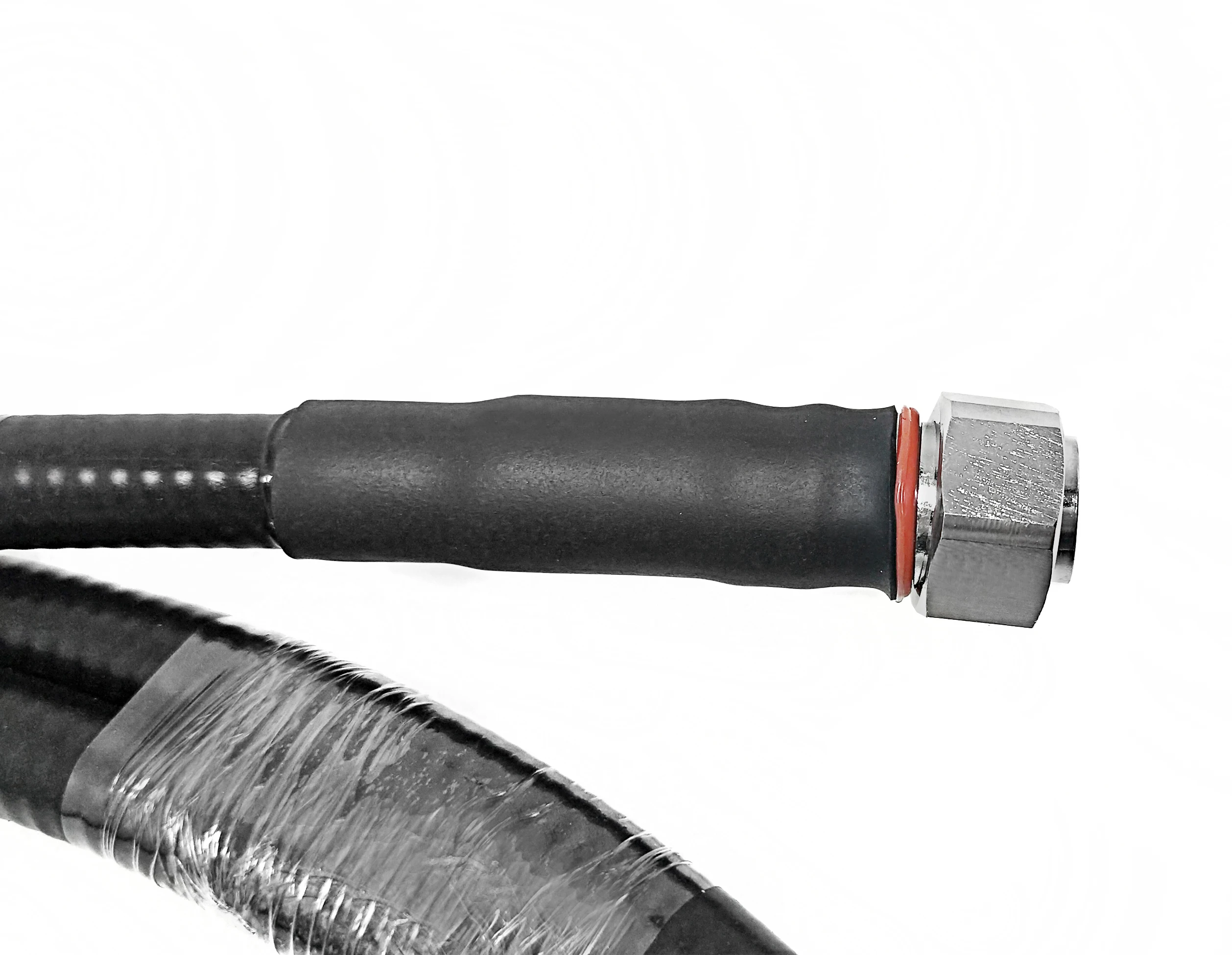 L20 4.3/10 male straight to 4.3-10 din connector plug 1/2 supersoft flexible length 3m jumper cable assembly manufacture