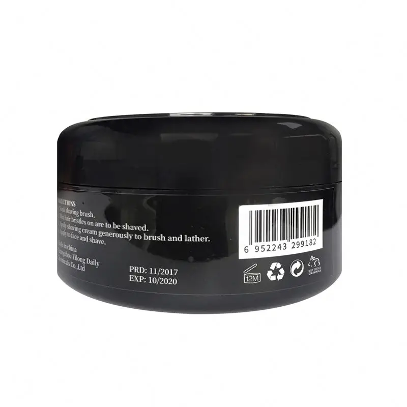 Оптовая продажа фирменная торговая марка лучшая натуральная Органическая формула мужской продукт для ухода за бородой сглаживающий крем бритья с маслом Ши на