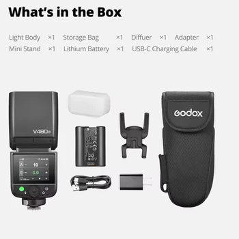 Godox New V480 TTL Speedlite Flash Light On-Camera Flash Speedlite Flash for Canon Sony Nikon Fujifilm Olympus product image
