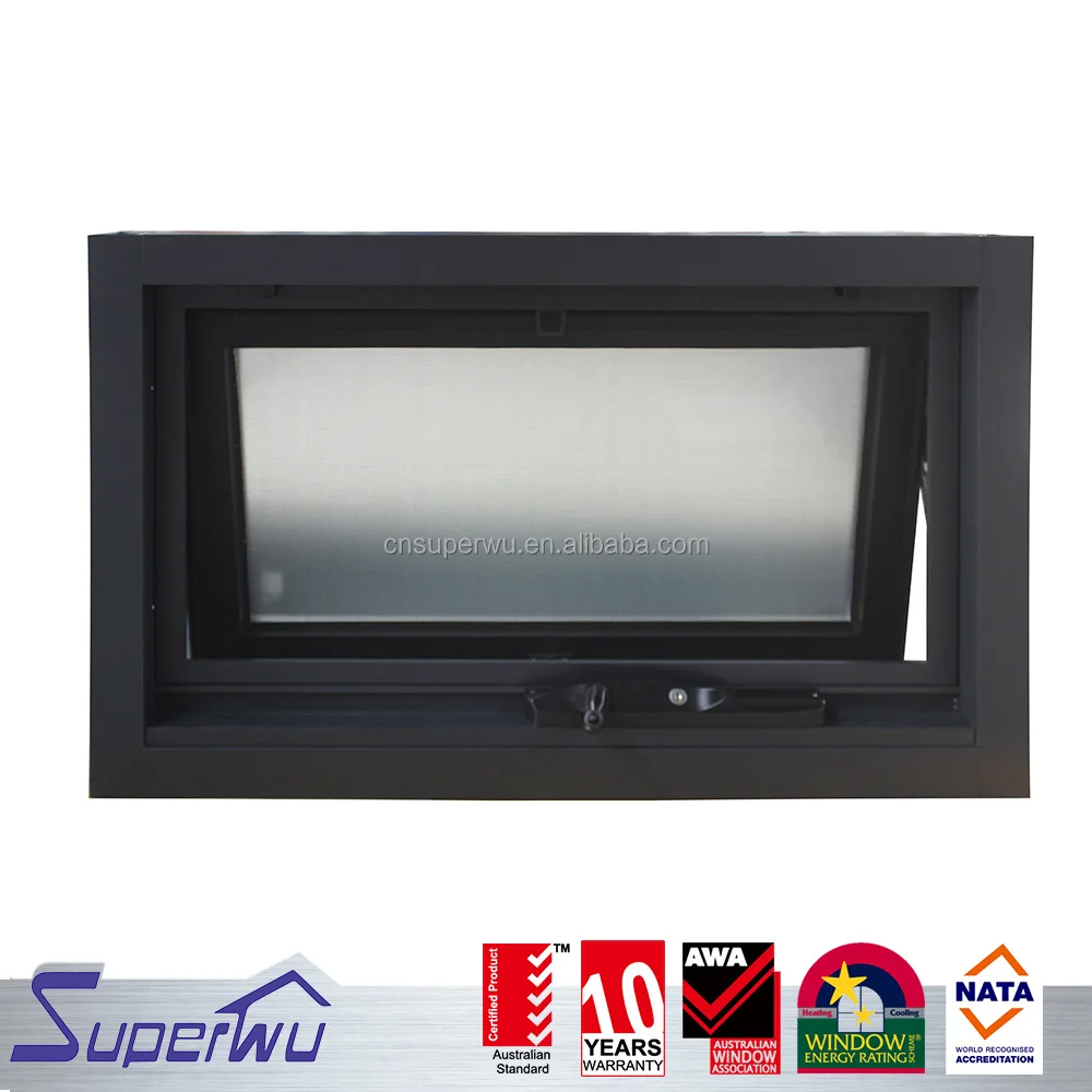 Impact Resistance Aluminum Frame Commercial awning Window for Replacement Used