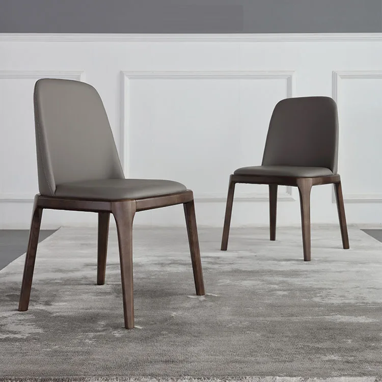 Современный минималистичный обеденный стол из массива дерева и стулья, прямоугольный яркий обеденный стол из шифера, деревянные ножки, удобный стул