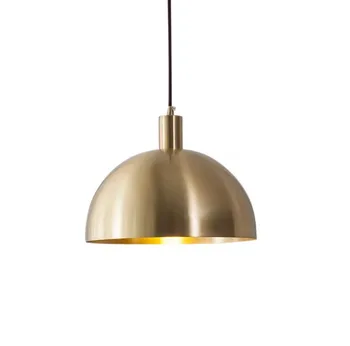 Decorative Modern Aluminum Bell Pendant Light Luxury Brass Industrial Pendant Lamp Ceiling Hanging Lamp Pendant Lights Hanging