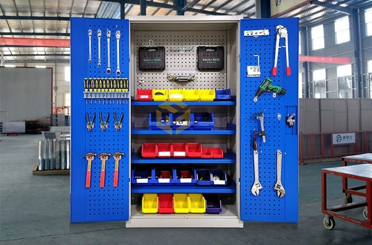 Blue Tool Cabinet Factory Wholesale Tools Set Storage Container Garage Steel Workzone Cabinet Heavy Duty Tool Cabinet
