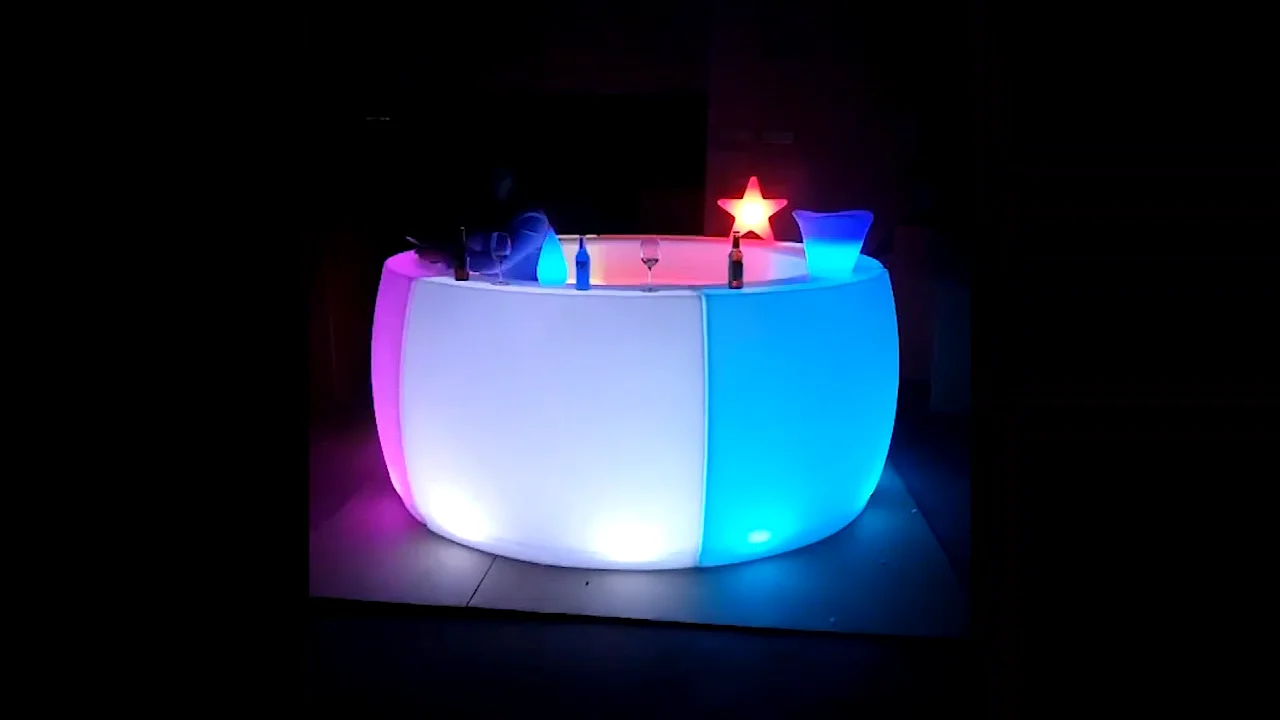 Commercial Outdoor Led Plastic Lighted Mini Bar Counter For Sale Buy