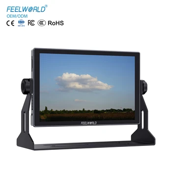 FEELWORLD S10 10.1" 12G-SDI HDMI2.0 Camera Field Monitor 1200nit High-Brightness Touchscreen for Professional Filmmakers