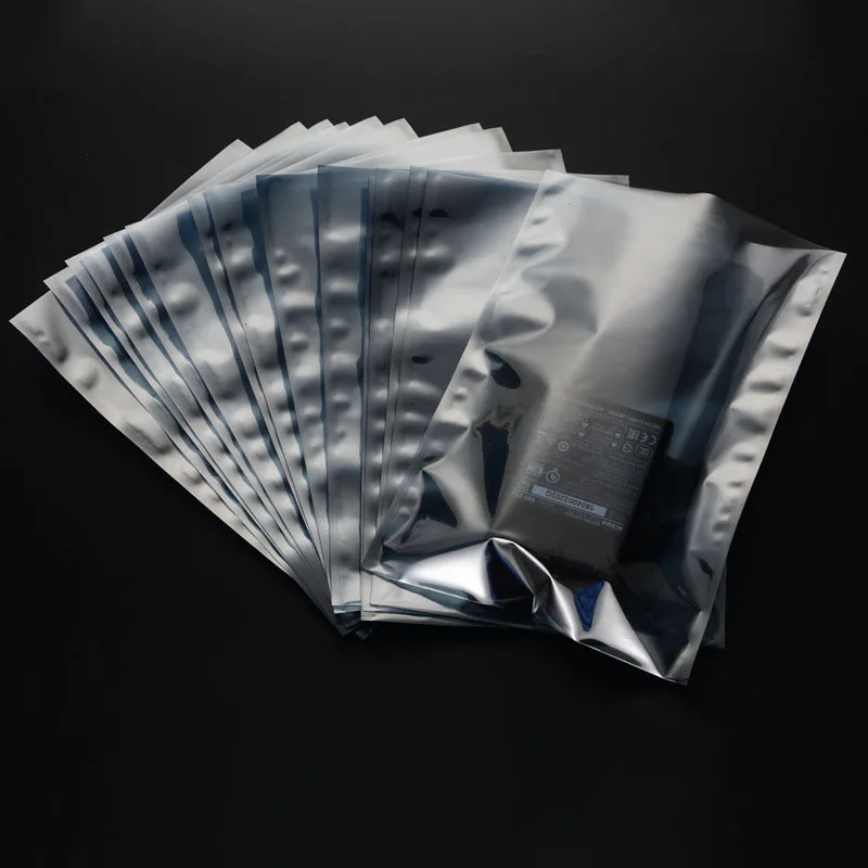 Anti Static Logo Metallic Laminated Static Shielding Esd Plastic Bag for Electronic Component Protection