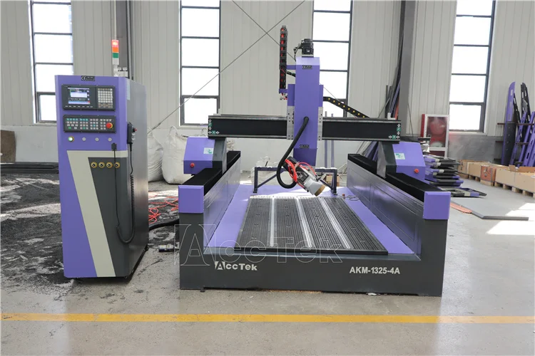 4 Axis MDF Acrylic Wood CNC Engraving Cutting Machine 1325 Auto Tool Changer CNC Wood Router