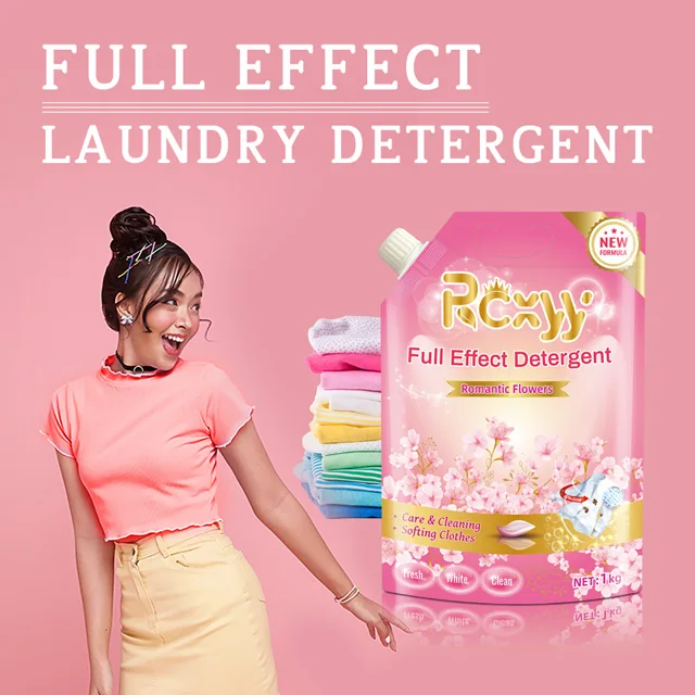 Factory OEM Cleaning 1KG Laundry Detergent Liquid Product For Household