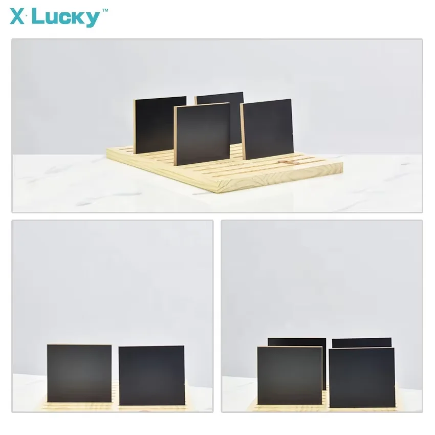Customized Shelving for Relaxing Fabric Quartz Display Racks Shelving Nature Stone Marble Display Modular Showroom Divider
