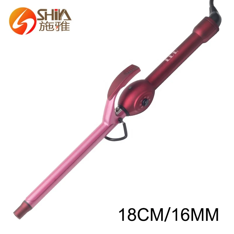 9mm Men Hot Portable Hair Styler Wand Curler Curling Led Magic Iron High Quality Clips Hair Tonging Machine Curler