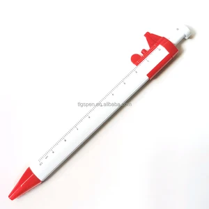 Novelty Personalised Customized Promotional Plastic Vernier Caliper Tool Pen