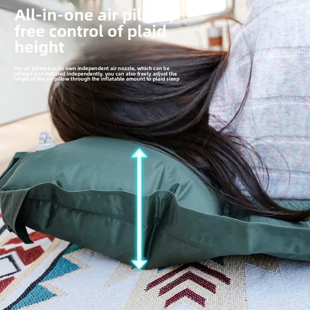 Shengyuan Outdoor Automatic Inflation Camping Mattress Portable Connectable 3-4 People Moisture-Proof Sleeping Pad Picnic Tent