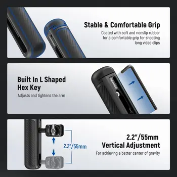 NEEWER Quick Release Side Handle Only for 2nd Gen Phone Cages detail image