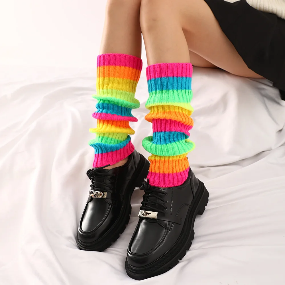 Lolita Leg Warmers Retro Party Costume Knit Ballet Socks