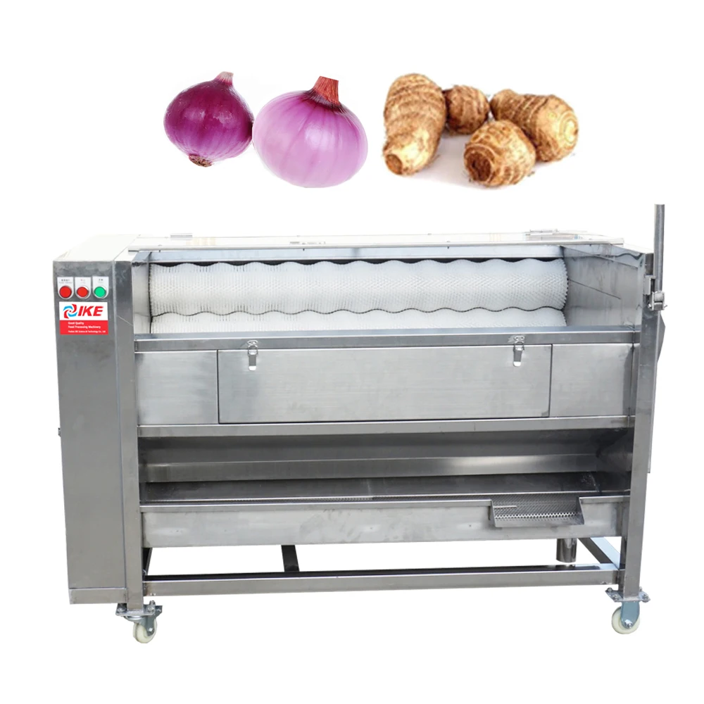 Onion Peeling And Washing Machine Vegetable Onions Skin Remove And Peeling Equipment