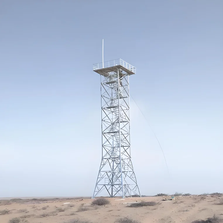 High Quality Farm Observation Tower Made China Q420B/Q355B/Q235B Angular Steel Hot Dip Galvanized Customizable Height 10M-100M