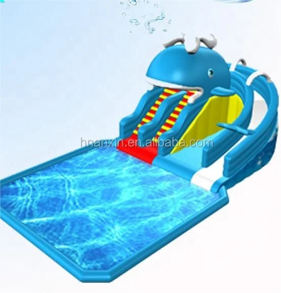 Standard Size New Design Low Cost Kids Inflatable Water Park Design Build