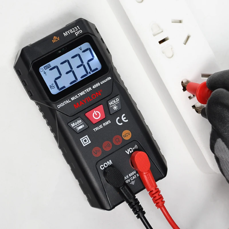 Hot Selling MY8231pro Digital Multifunction Multimeter MAYILON Professional Multimeter 4000 Counts Auto Range Digital