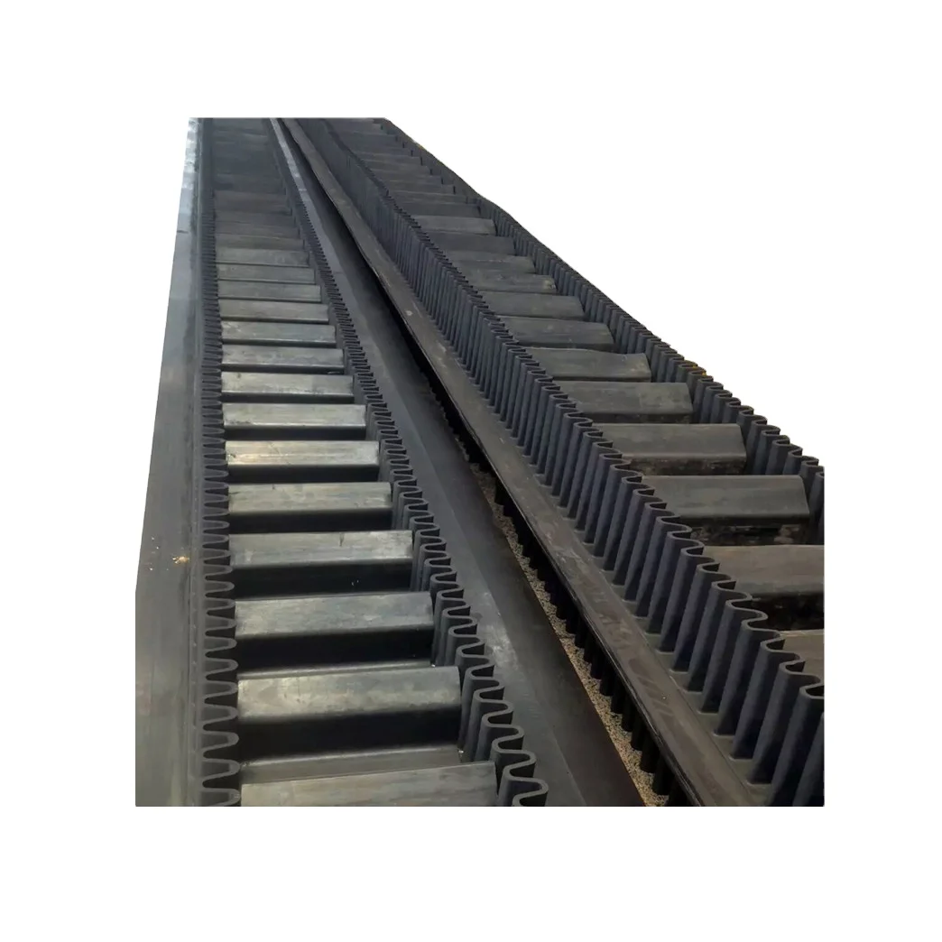 Dj Ii Type Series Corrugated Bucket Elevator Steep Angle Steep Sidewall Belt Conveyor