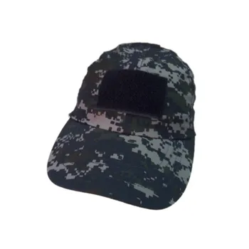 Pixel Wave Camo Hat - Saltwater Resistant Digital Ocean Camo Baseball Cap  Digital Patrol Cap