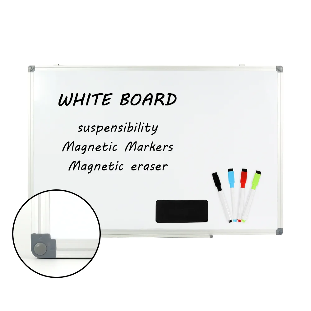 Custom Wall Mounted Dry Erase Aluminum Hanging Message Board Magnetic ...