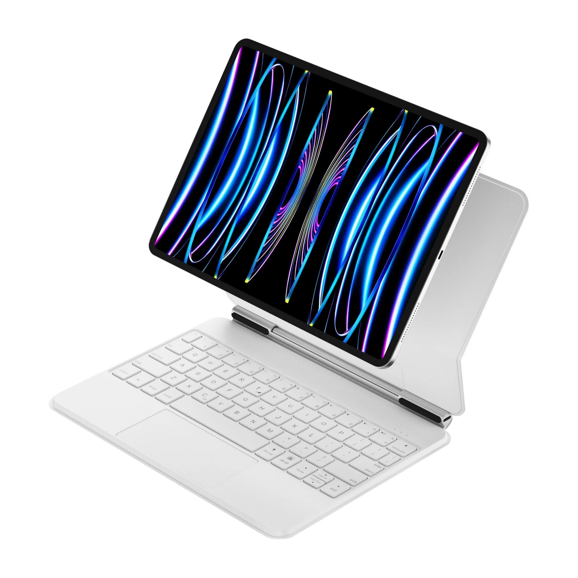 Laudtec Newest Wireless Magic Keyboard Tablet Rechargeable for iPad Air 11-inch and iPad Pro 11-inch 1st/2nd/3rd/4th Generation