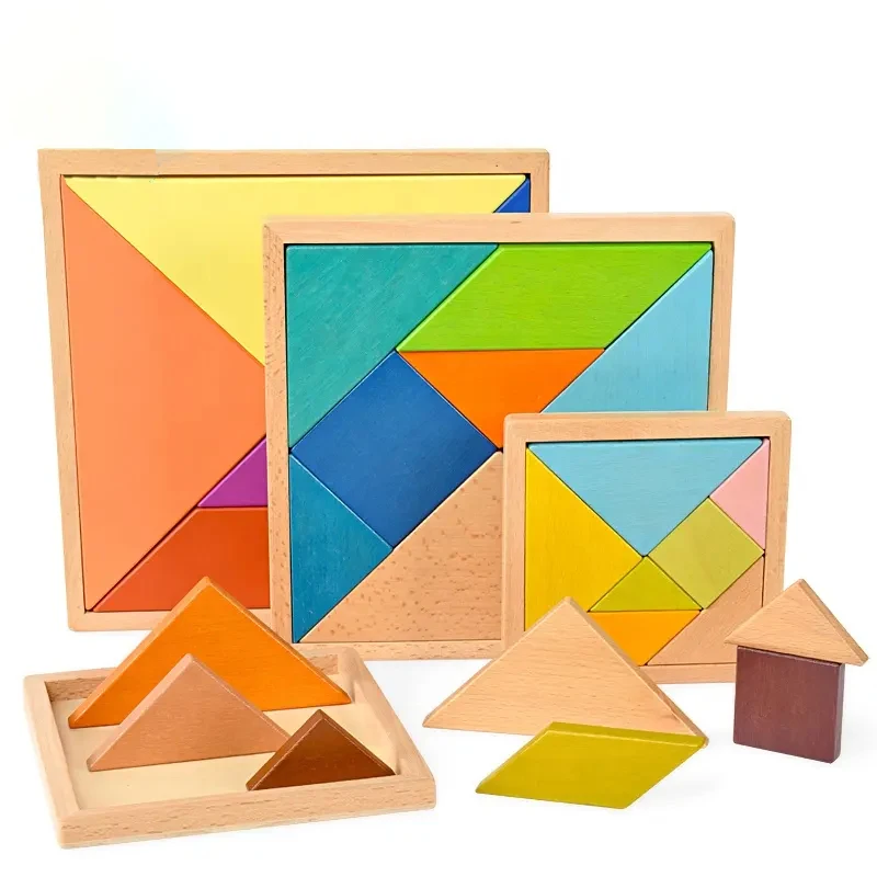 Colorful Educational Wooden Jigsaw Puzzle Toy For Kids - Oem