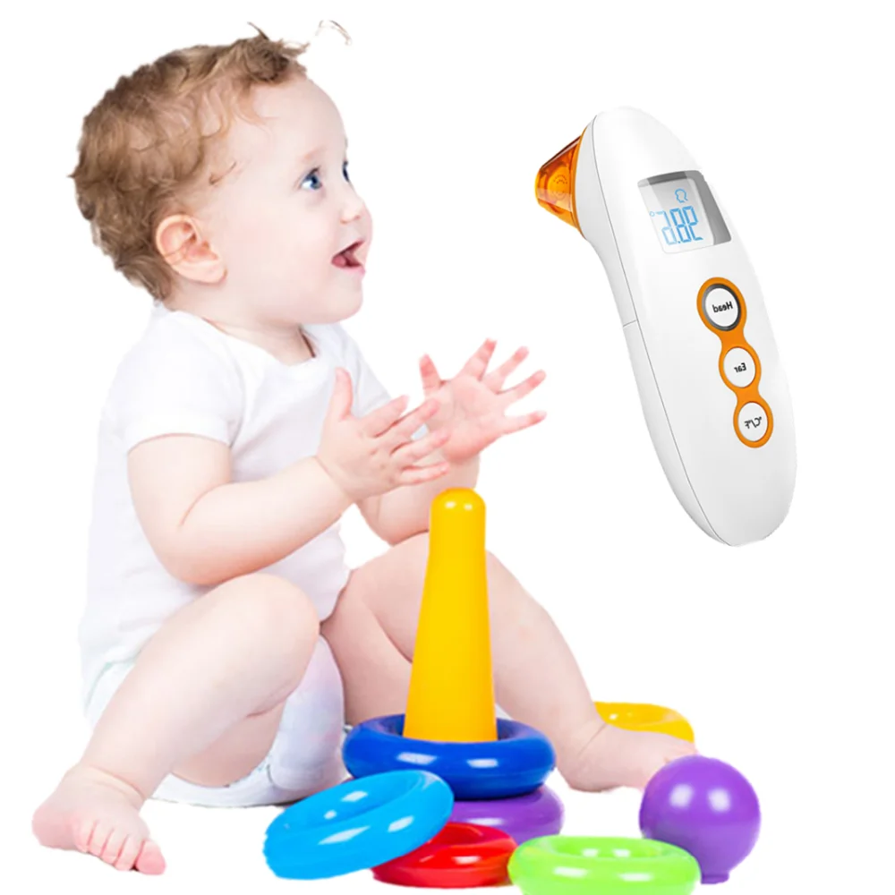 Baby Thermometer Digital Infrared LCD Forehead Baby Body Care Fever Temperature Electronic Thermometer