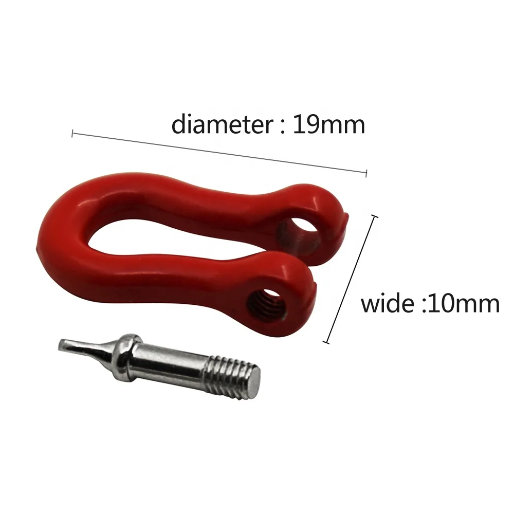 Yosoo Metal RC Trailer Hooks With Chain - 1:10 Scale Crawler Tow Hooks