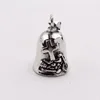 Pendentif simple cloche de moto croix