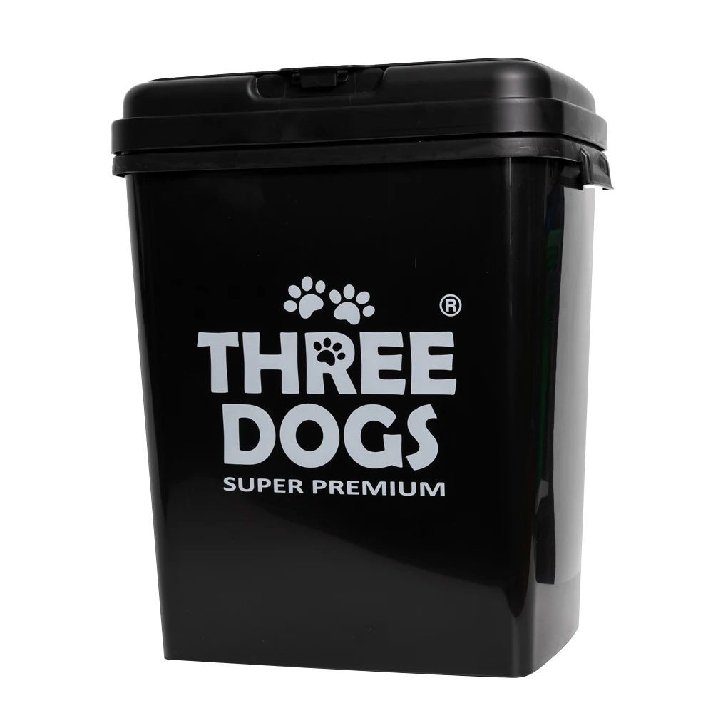 Strobigo Pet Dog Food Storage Container Plastic Bucket Bin Dog Cat Food