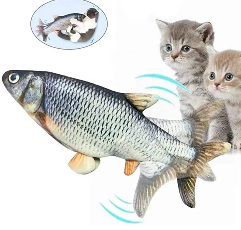 Jouet En Peluche Pour Chat Accessoire De Simulation Realiste De Poisson Interactif Amusant Poisson Chat Buy Jouet De Chat De Poisson Mobile Electrique Jouet Interactif Drole D Animal Familier De Knip D Herbe A Chat Jouet De Chat De Poisson