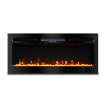 40 Inch CE & GCC Certification  Black Front Decor Flame Electric Fireplaces LED Display Fireplace Electric Heater