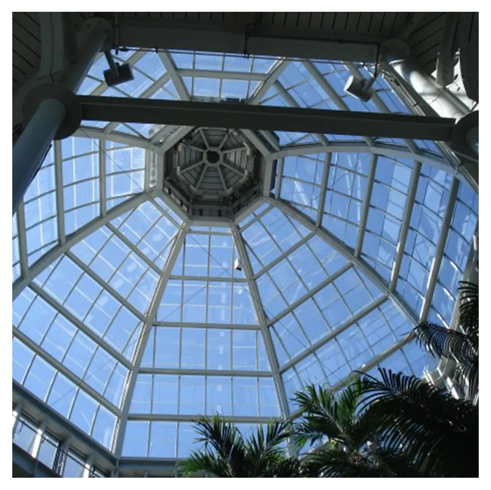 Enclosures Retractable Glass Sliding Roof Sun Rooms Houses for Sale Steel Space Frame Structure Glass Skylight