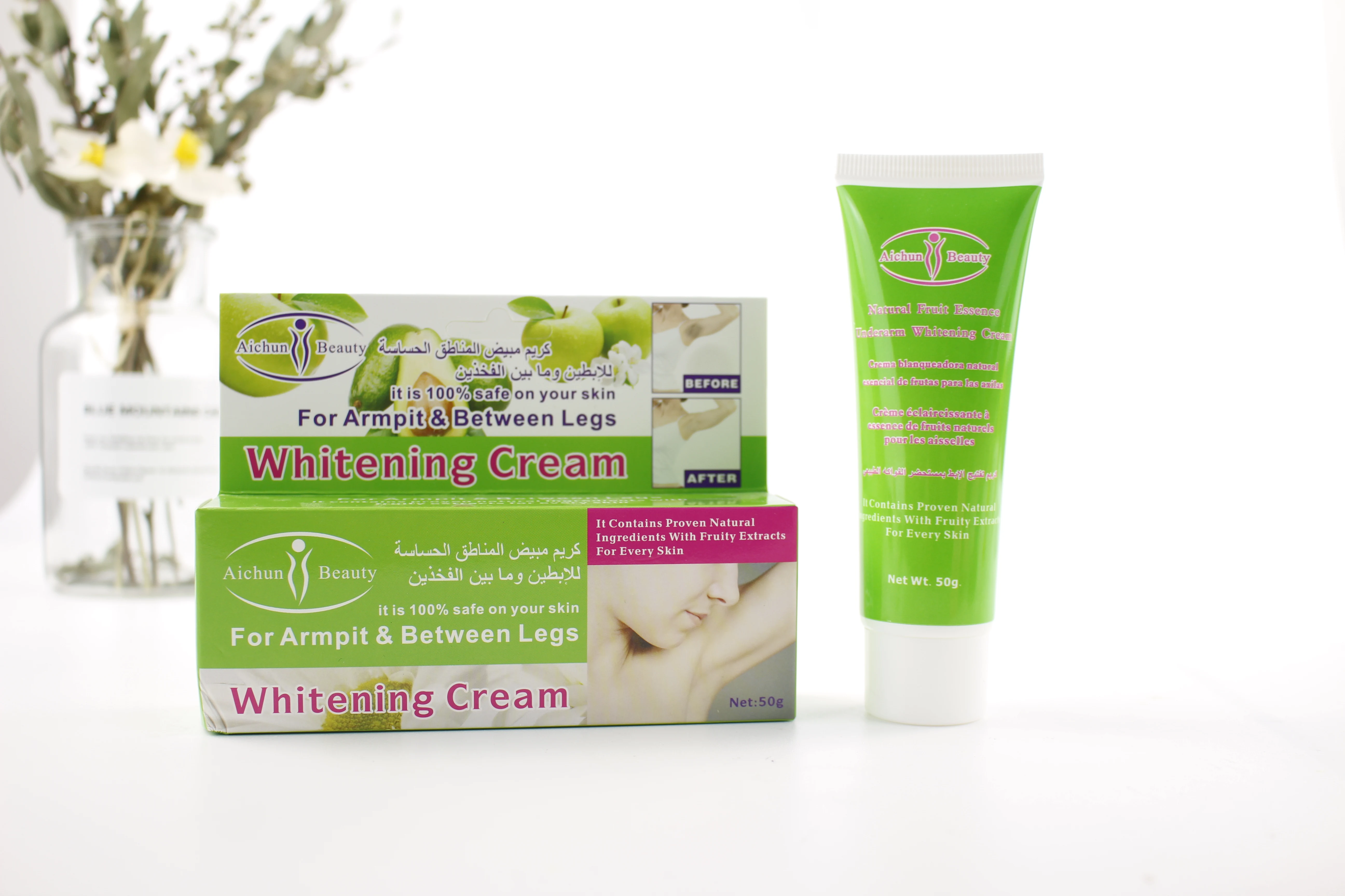 Aichun Beauty Underarm Whitening Cream Fruit Extract Skin Natural Armpit Repair Moisturizing Underarm Moisturizing Cream