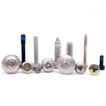 Plum Screw Anti-Theft Anti-Disassembly Safety 6063 Aluminum Alloy Flat Head Plum Screw inside